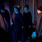 Das Ensemble "Körpertheater TAP" mit  "Tod in Rage" innerhalb der Gesamtinszenierung "Kunst der Schöpfung" 2013  von Maike Bartz